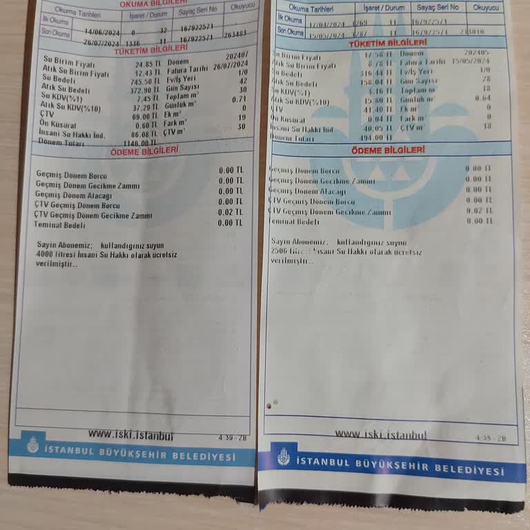 İSKİ Faturası İhtirazı