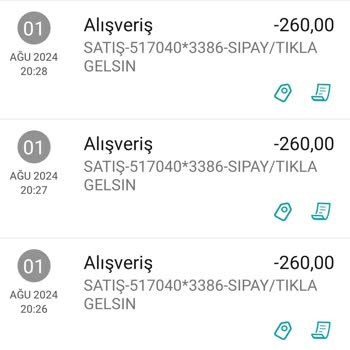 Tıkla Gelsin Para Çekti Ama Sipariş Oluşturmadı