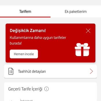 Vodafone'dan Adaletsiz Paket Teklifleri Ve Yetersiz İnternet Hakkı