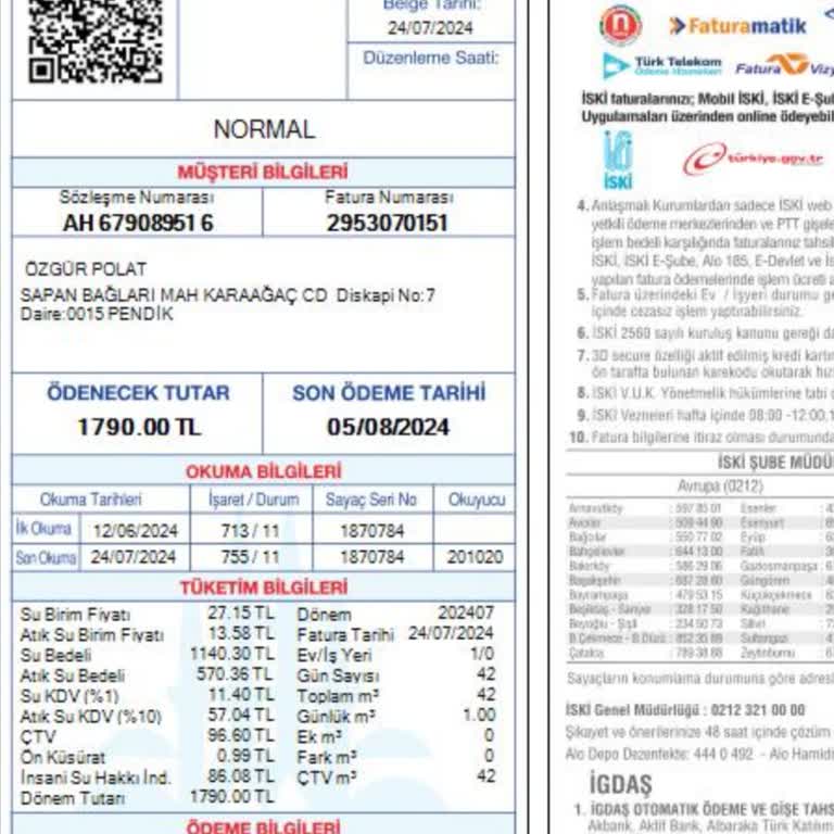 İSKİ Yüksek Su Faturası Şoku