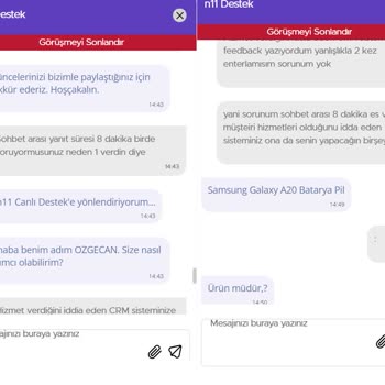 N11 Müşteri Hizmetleri Deneyimi Beklentileri Karşılamıyor