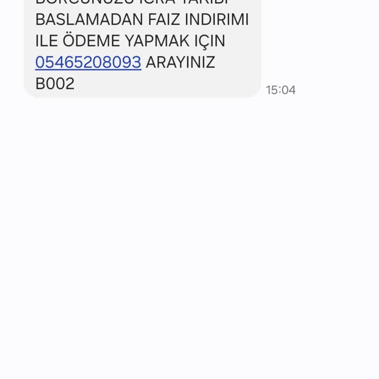 Metka Hukuk (SMS) Asılsız İcra Takibi Mesajları Hakkında Şikayet