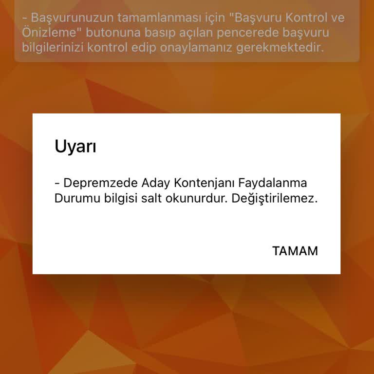 ÖSYM Hata Veriyor Başvurumu Onaylamıyor