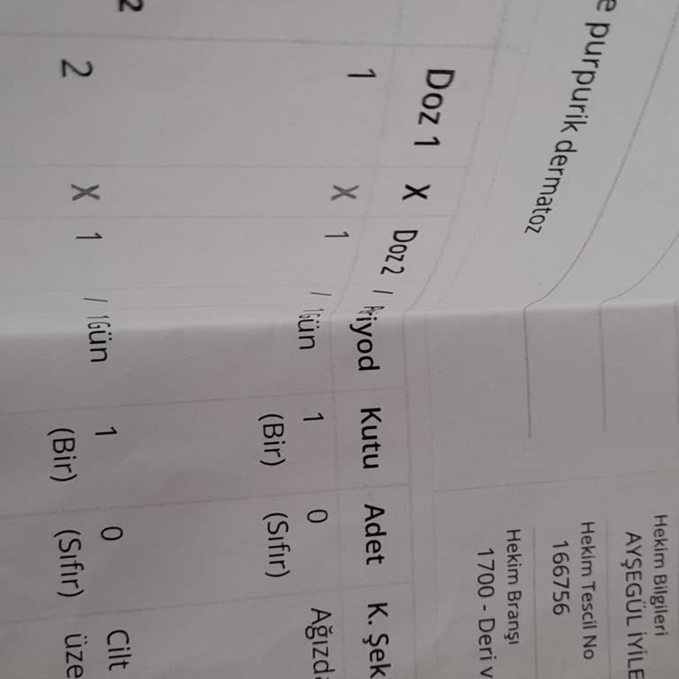 Versa Hastanesi Cildiye Doktoru Yanlış Tedavi