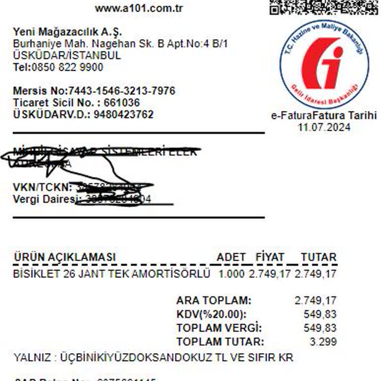 A101 Sattığı Bisiklete Sahip Çıkmıyor