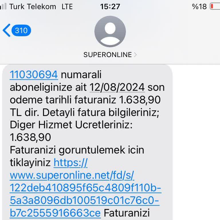 Turkcell Superonline Haksız Para Peşinde