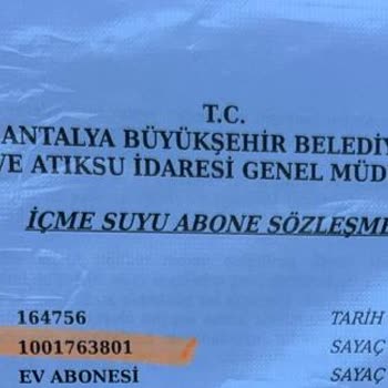 ASAT (Antalya Su İşleri) Asat Başkasının Borcunu Benden Almaya Çalışıyor!