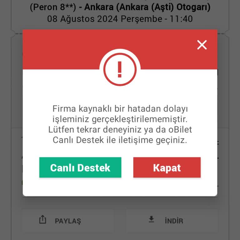 Obilet Bilet İptali Sorunları Bitmiyor