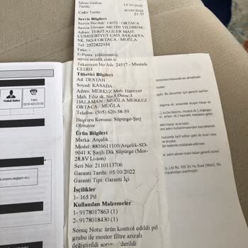 Arçelik Dik Süpürge: Sürekli Arızalarla Mağduriyet Yaşatıyor