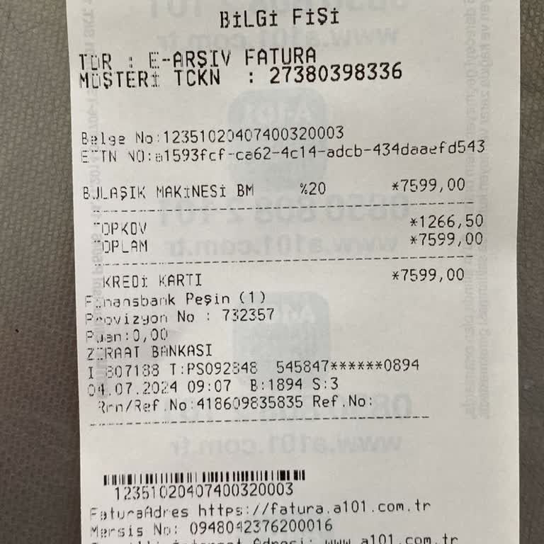 A101 Gelmeyen Bulaşık Makinesi