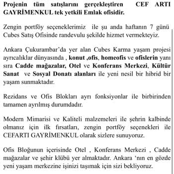 Vakıf GYO Cubes Ankara Projesinde Büyük Mağduriyet