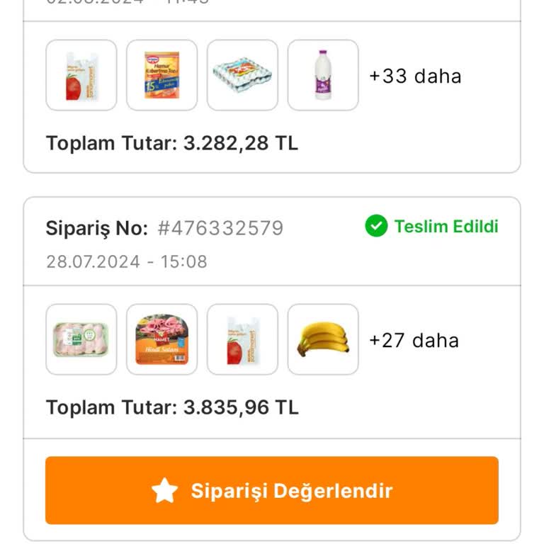 Migros Un Kendi Kafasında Sipariş İptali
