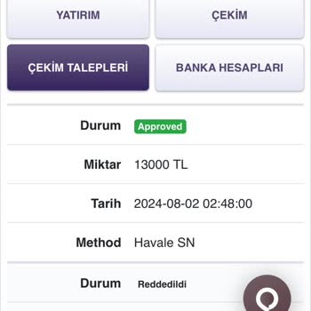 Onwin Çekim Talebimi Ödemedi!