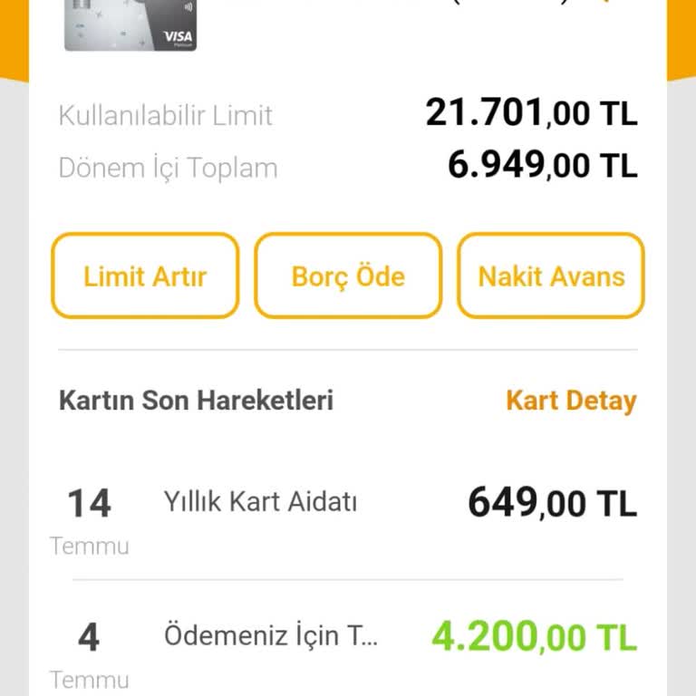 VakıfBank Genel Müdürlüğü Yıllık Kart Aidatı Sorunu