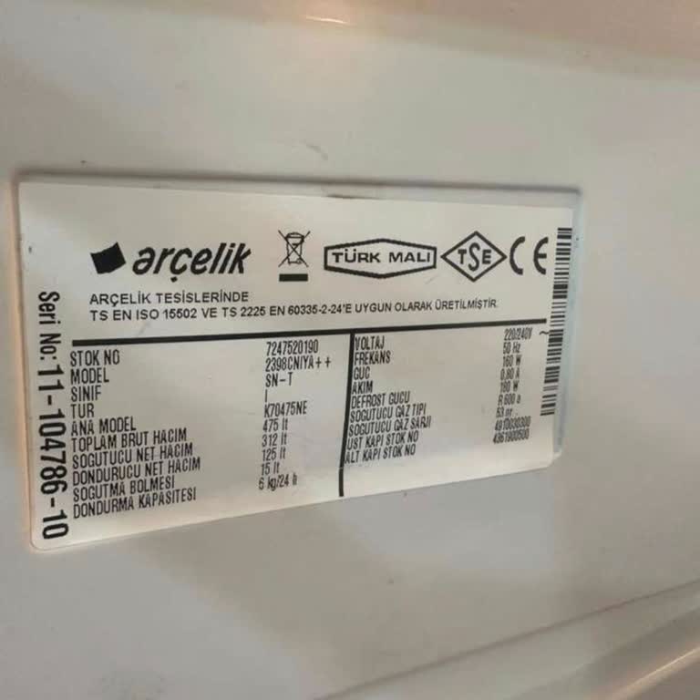 Arçelik Buzdolabı Ve Kötü Müşteri Hizmeti Deneyimi!
