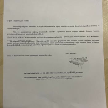 Skechers Ayakkabının Kısa Sürede Hasar Görmesi Ve Mağaza Deneyimi