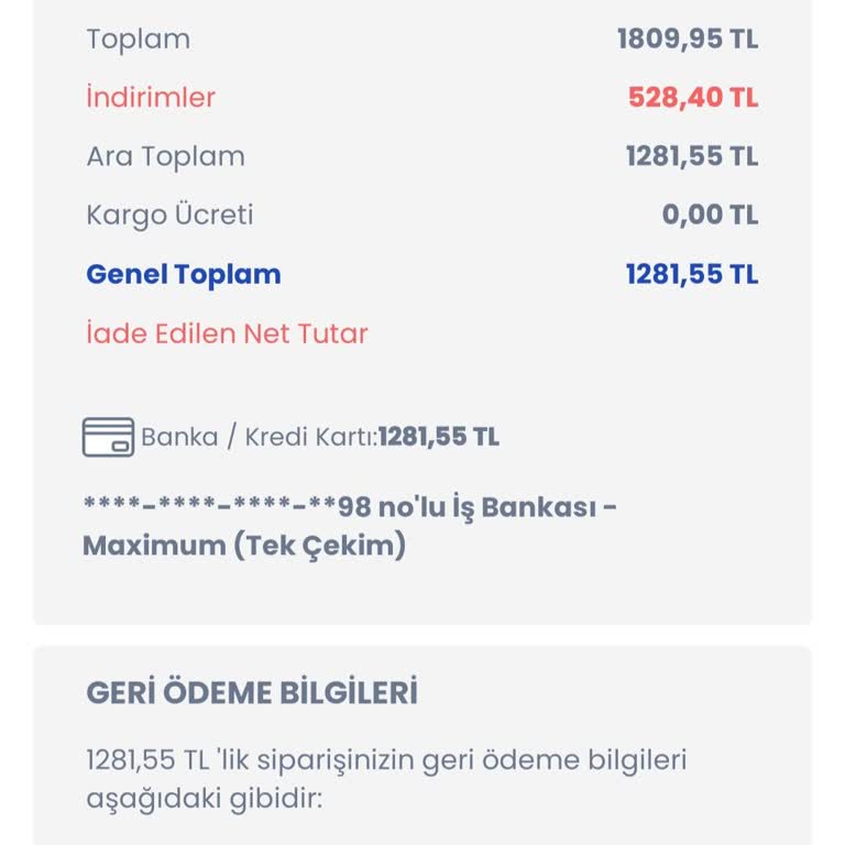 LCW Sipariş İptalimin İadesi Hala Yapılmadı!