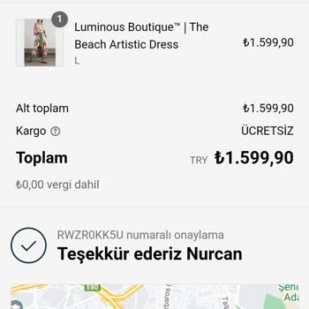 Luminous Boutique Ürün Kalitesi Ve İade Süreci Hakkında Yaşanan Sorunlar