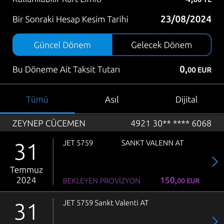 Yapı Kredi Bankası Yurt Dışı Harcamalarımda Word Kart Beni Mağdur Ediyor.