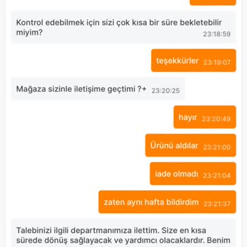 Homend Ütü Siparişimde Yaşadığım Mağduriyet