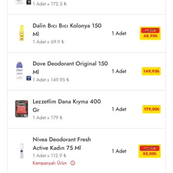 Şok Market Eksik Ürün