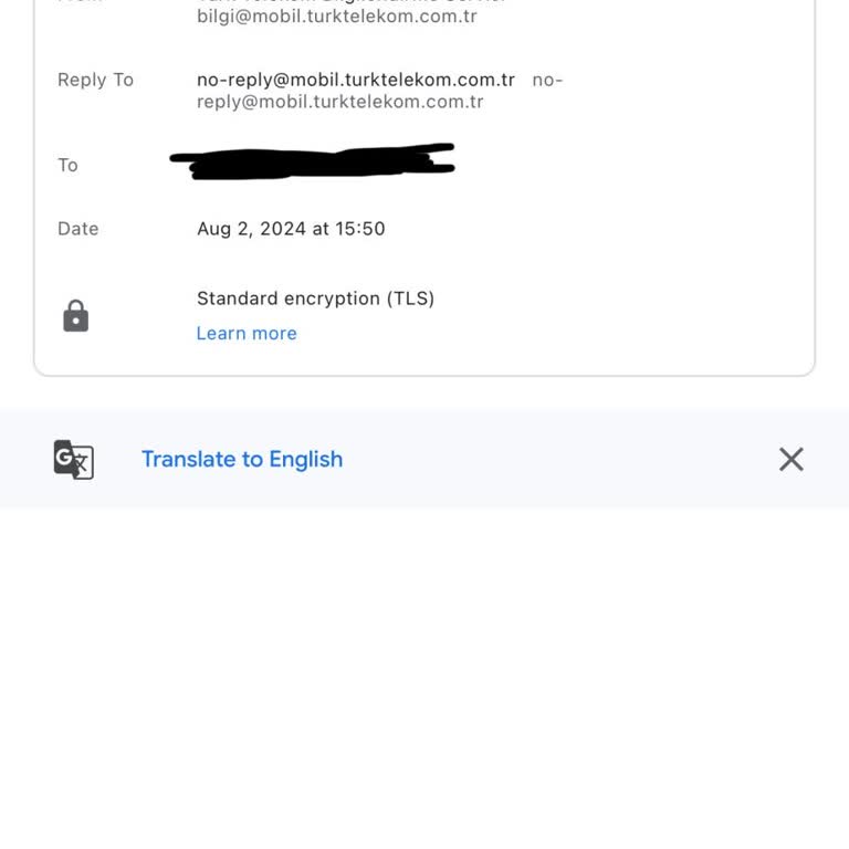 Türk Telekom Bilgi Dışı Mail Gönderimi