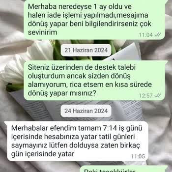 Lufin Store Para İadesi Yapmıyor