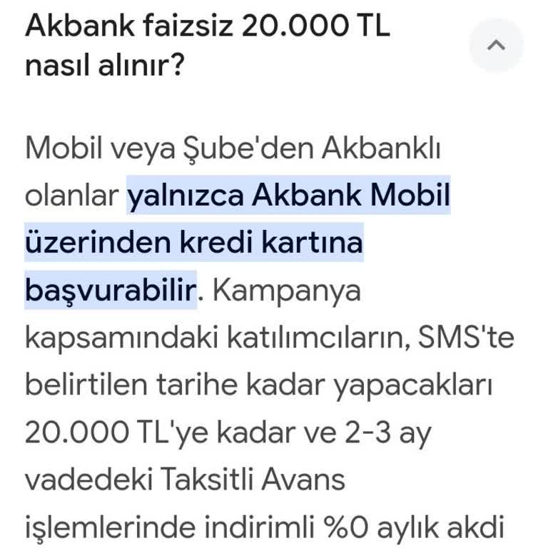 Akbank Kredi Kartı Kampanyasında Yaşanan Mağduriyet