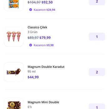 Getir Eksik Ürünümün Parası Da Eksik Yattı