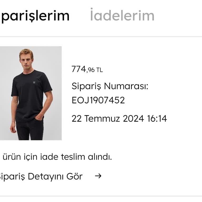 Mavi Yanlış Ürün Ve Para İadesi Yapılmaması