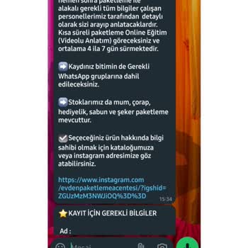 Evde Paketleme Türkiye Kişisel Bilgilerimin İzinsiz Kullanımı Hakkında