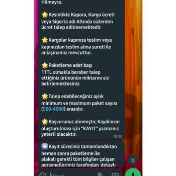 Evde Paketleme Türkiye Kişisel Bilgilerimin İzinsiz Kullanımı Hakkında