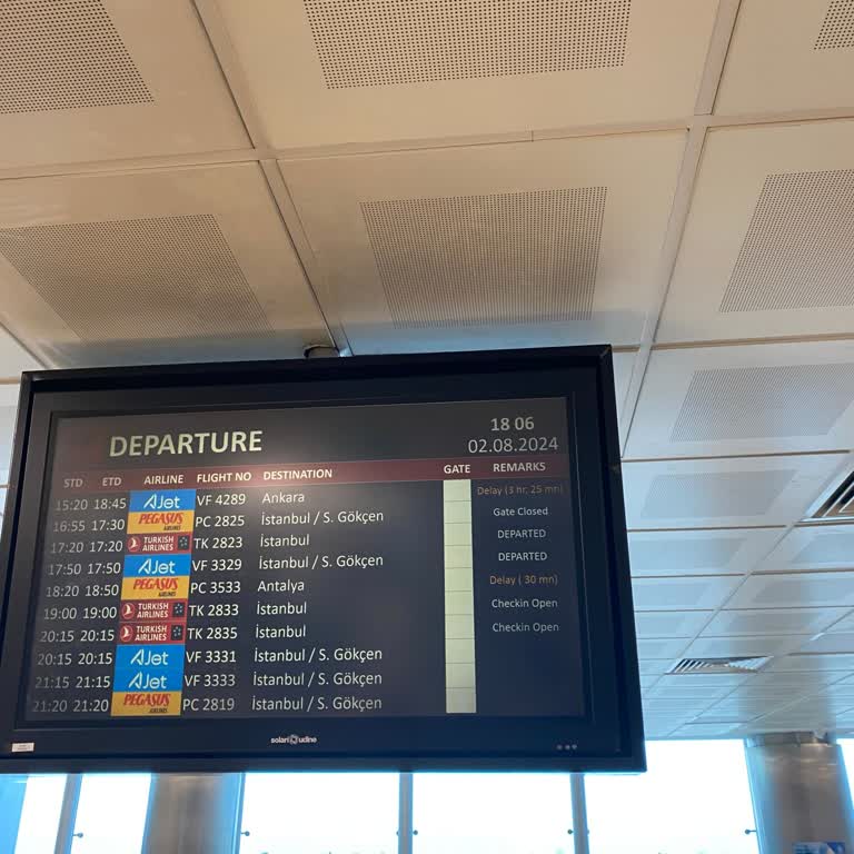 AJet (Anadolu Jet) Uçuş Gecikmesi Yaşandı