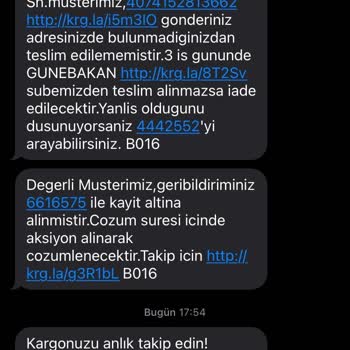Aras Kargo Tüm Gün Evde Olmamıza Rağmen “evde Yoksunuz” Mesajı