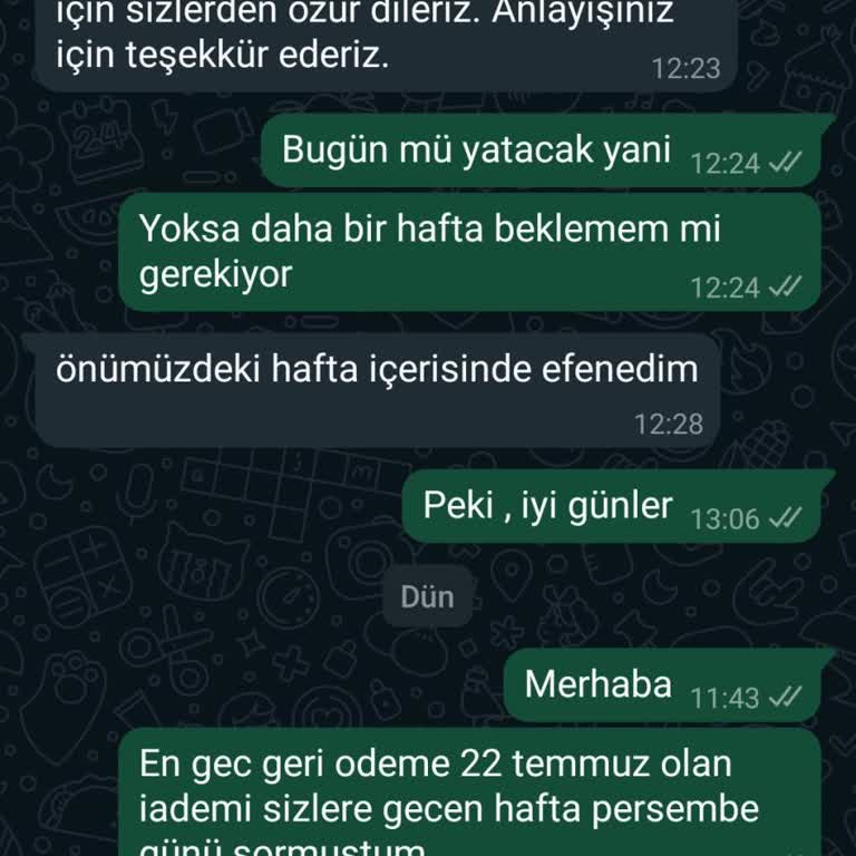 Caddestore Para İadesi Yapmıyor