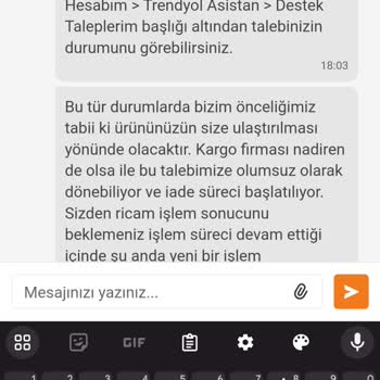 Trendyol Horoz Lojistikin Gönderimi Yapmadığı Ürünün İadesini Yapmıyor