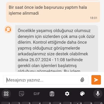 Trendyol Horoz Lojistikin Gönderimi Yapmadığı Ürünün İadesini Yapmıyor