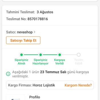Trendyol Horoz Lojistikin Gönderimi Yapmadığı Ürünün İadesini Yapmıyor