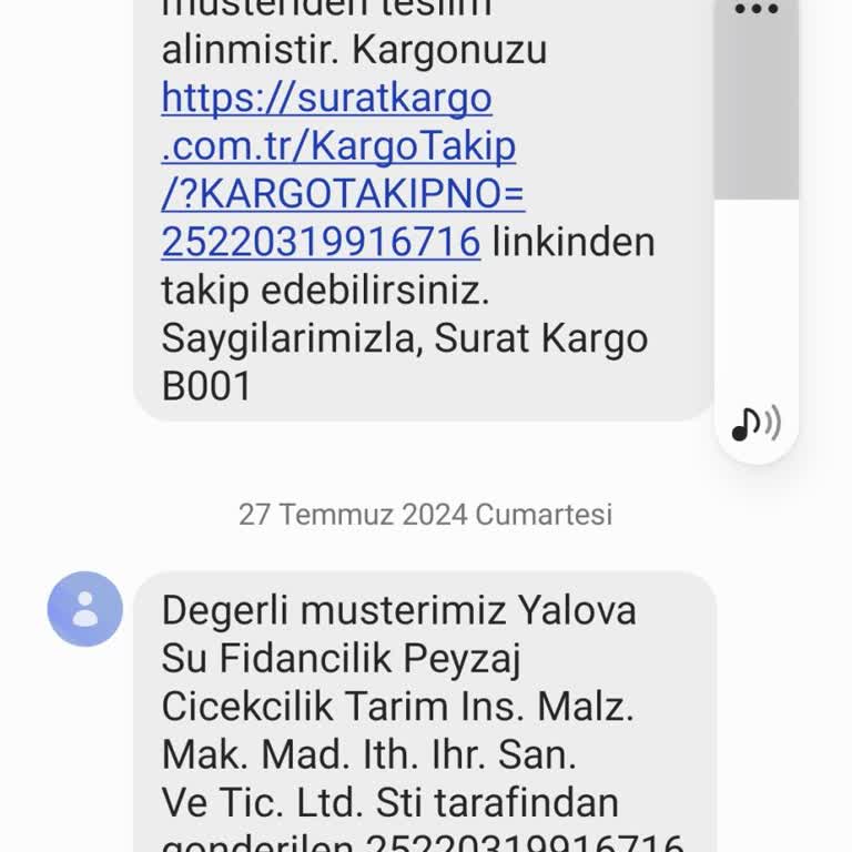 Sürat Kargo'nun Sorumsuzluğu Hakkında