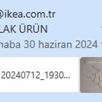 IKEA Çatlak Ürün Teslimi İle İlgilenmiyor