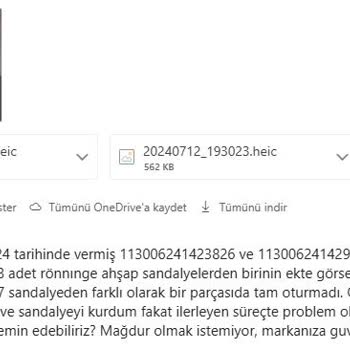 IKEA Çatlak Ürün Teslimi İle İlgilenmiyor