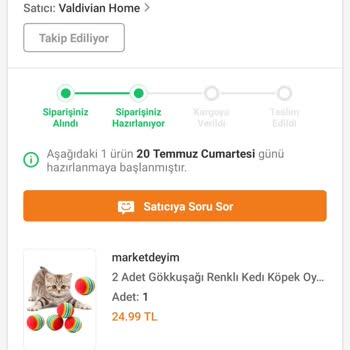 Trendyol Sipariş Gecikmesi!