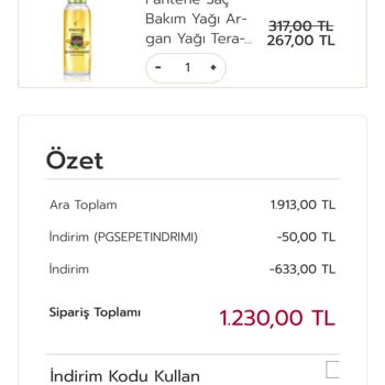 Rossmann İndirim Yanıltmacası (40 TL Üzeri İndirim Uygulanmıyor.)