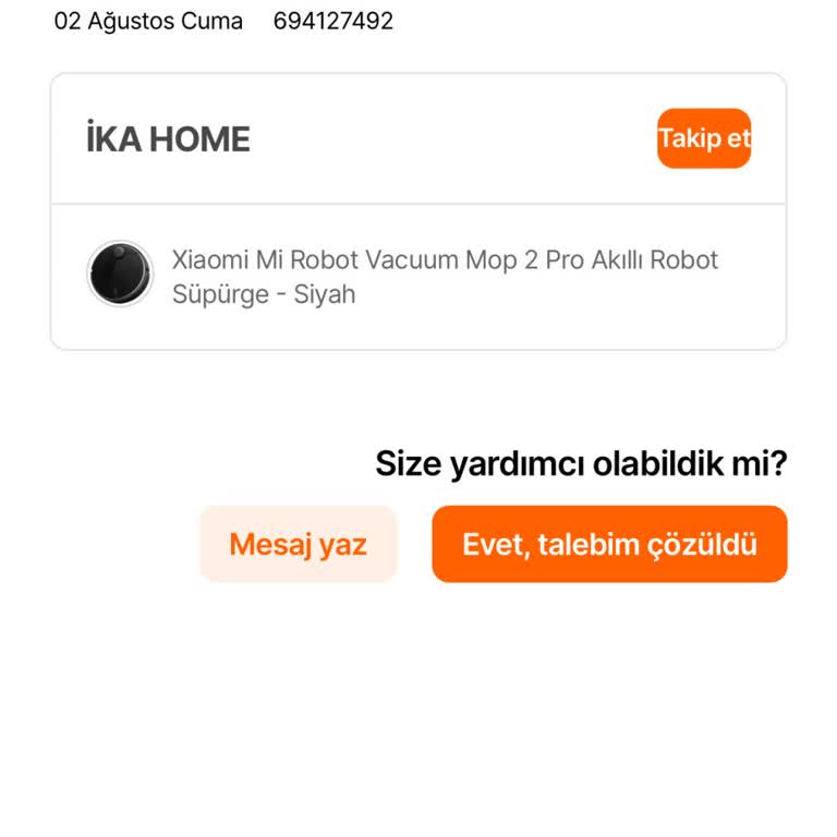 Hepsiburada Ve Yurtiçi Kargosu Mağdur Etti.