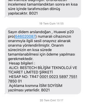 Bestech Bilişim Servis Bestech Bilişim Teknoloji Servisinden Şikayetçiyim!