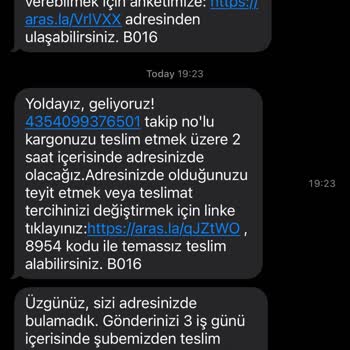 Aras Kargo Evde Yoktunuz Yalanı Kanıtlı