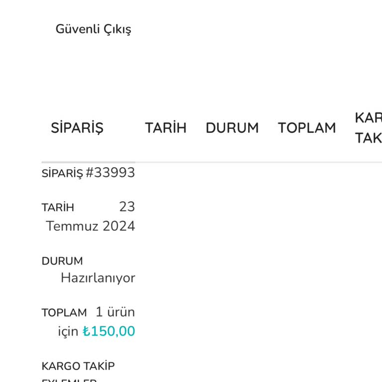 Hediyelik Tasarım Ürünüm Hakkında Bilgi Alamıyorum.