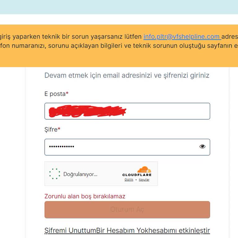 VFS Global Polonya Erasmus Vize Randevusu Alamıyorum