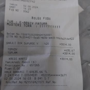 A101 Den Aldığım Onvo Markalı Şarjlı Süpürge Şarj Olmuyor