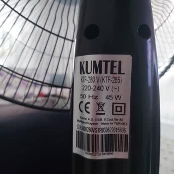 Kumtel Vantilatör Ayak Sorunu!